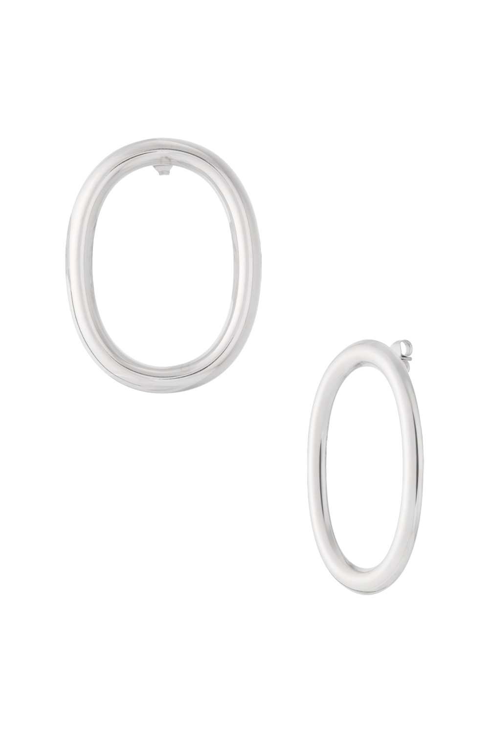 Boucles D'Oreilles Créoles Ovales h5Image3