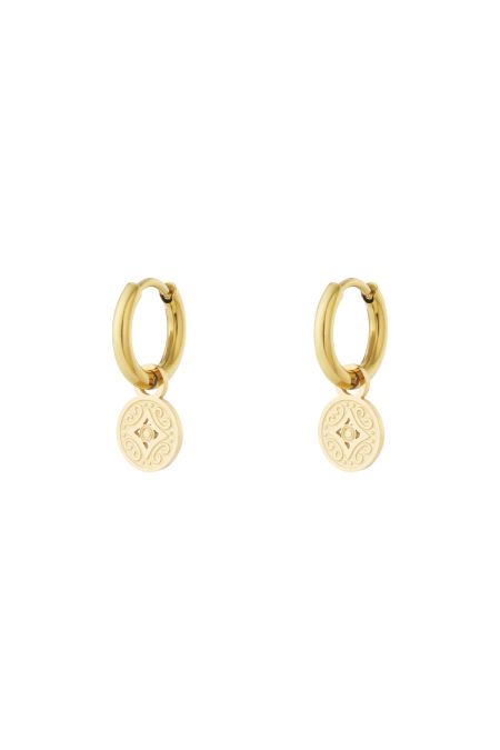 Boucles d'oreilles en pièces de monnaie romaines