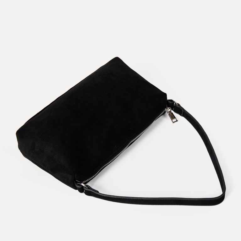 Sac À Bandoulière Simple Et Décontracté En Imitation Daim Pour Femme, 1 Pièce h5Image4