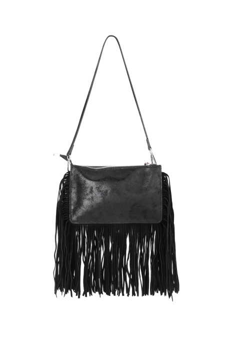Sacs à bandoulière à pompons style punk en polyester, accessoires quotidiens