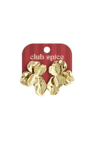 Boucles D'Oreilles Pendantes En Forme De Demi-Fleur h5 Image5