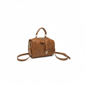 Sac À Main Boston Chic En Pu De Couleur Unie Pour Femme, 1 Pièce h5 Image5