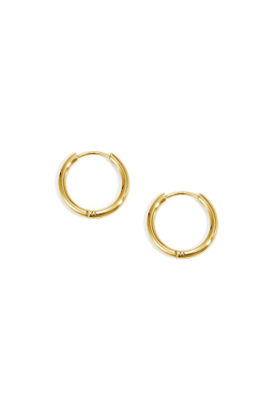 Boucles D'oreilles Little Hoops 1,6Cm Acier Inoxydable h5 
