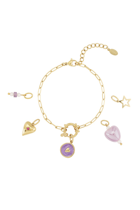 Bracelet DIY Purple Heart