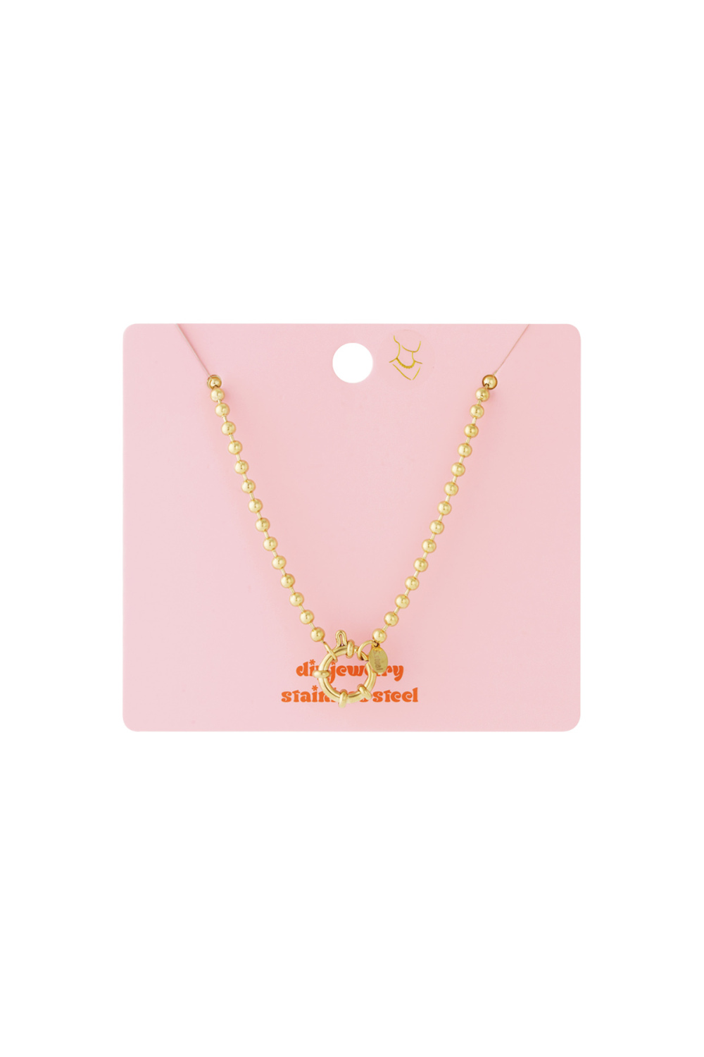 Colliers Chaîne En Acier Inoxydable, Série Géométrique Décontractée, Simple Et Quotidienne, Bijoux Pour Femmes h5Image5