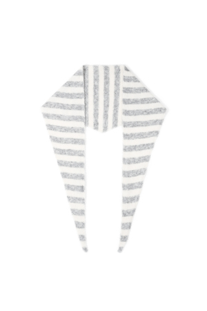 Écharpe Triangulaire À Rayures Minimalistes h5 