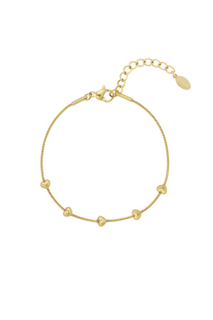 Bracelet Rangée De Cœurs h5 