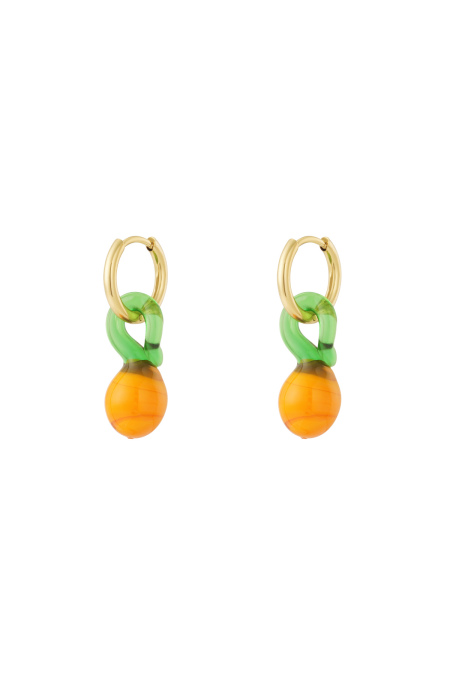 Boucles d'oreilles fleur d'oranger