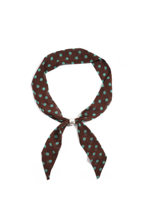 Écharpes D'Été À Pois, Accessoires Du Quotidien En Polyester h5