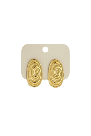Boucles D'Oreilles À Tige En Acier Inoxydable De Forme Irrégulière, Série Décontractée Et Simple Pour Femmes h5 Image4
