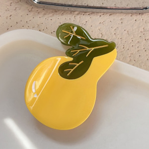 Pinces À Cheveux Pour Femmes En Acétate, Série Sweet Fruit, 1 Pièce h5 Image6