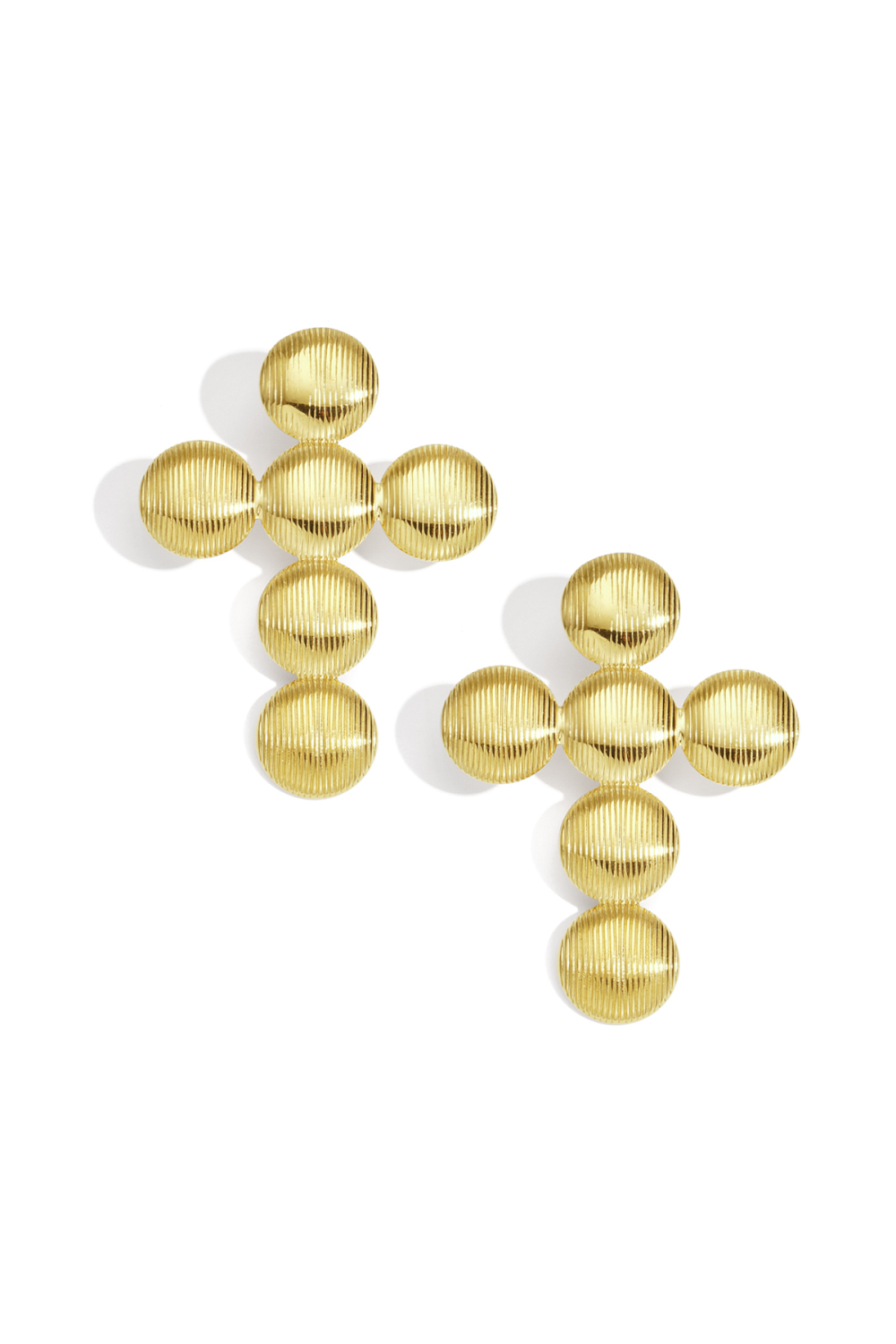 Boucles D'Oreilles À Tige En Acier Inoxydable, Croix, Décontractées, Simples, Pour Femmes 