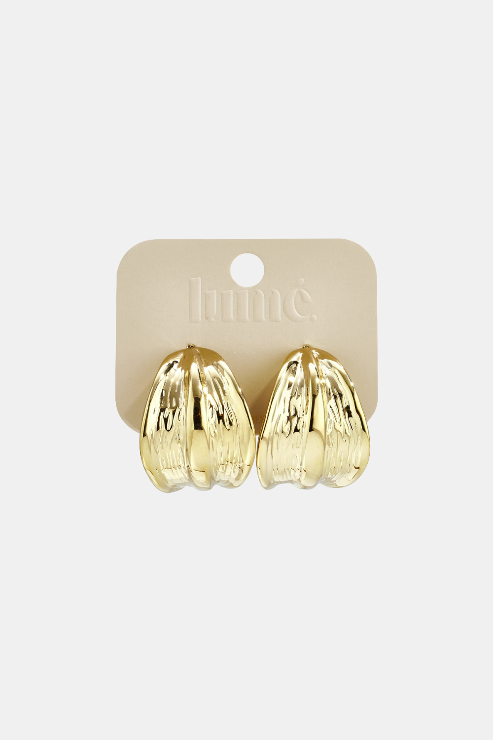 Boucles D'Oreilles Créoles En Acier Inoxydable, Style Feuille, Collection Décontractée Et Simple Pour Femmes h5Image5