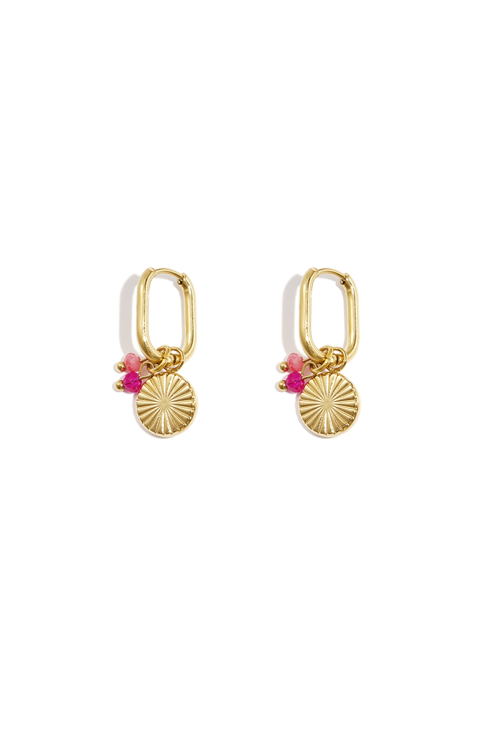Boucles D'couleur Oreilles Soleil D'été