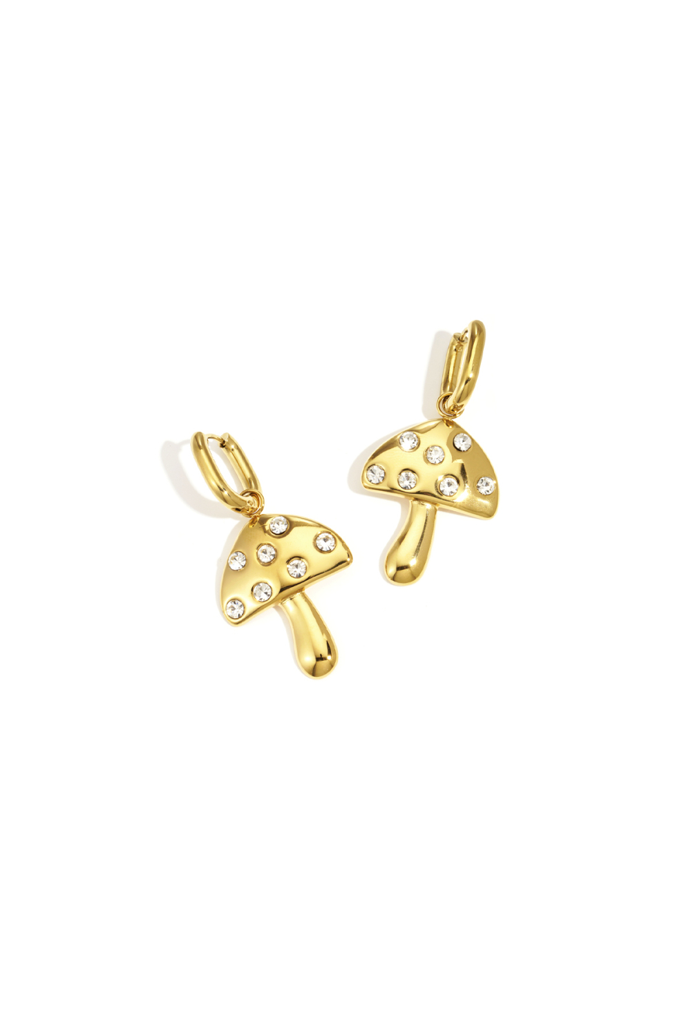 Boucles D'Oreilles Pendantes En Acier Inoxydable, Série « Plante », Décontractée, Simple Et Quotidienne, Bijoux Pour Femmes