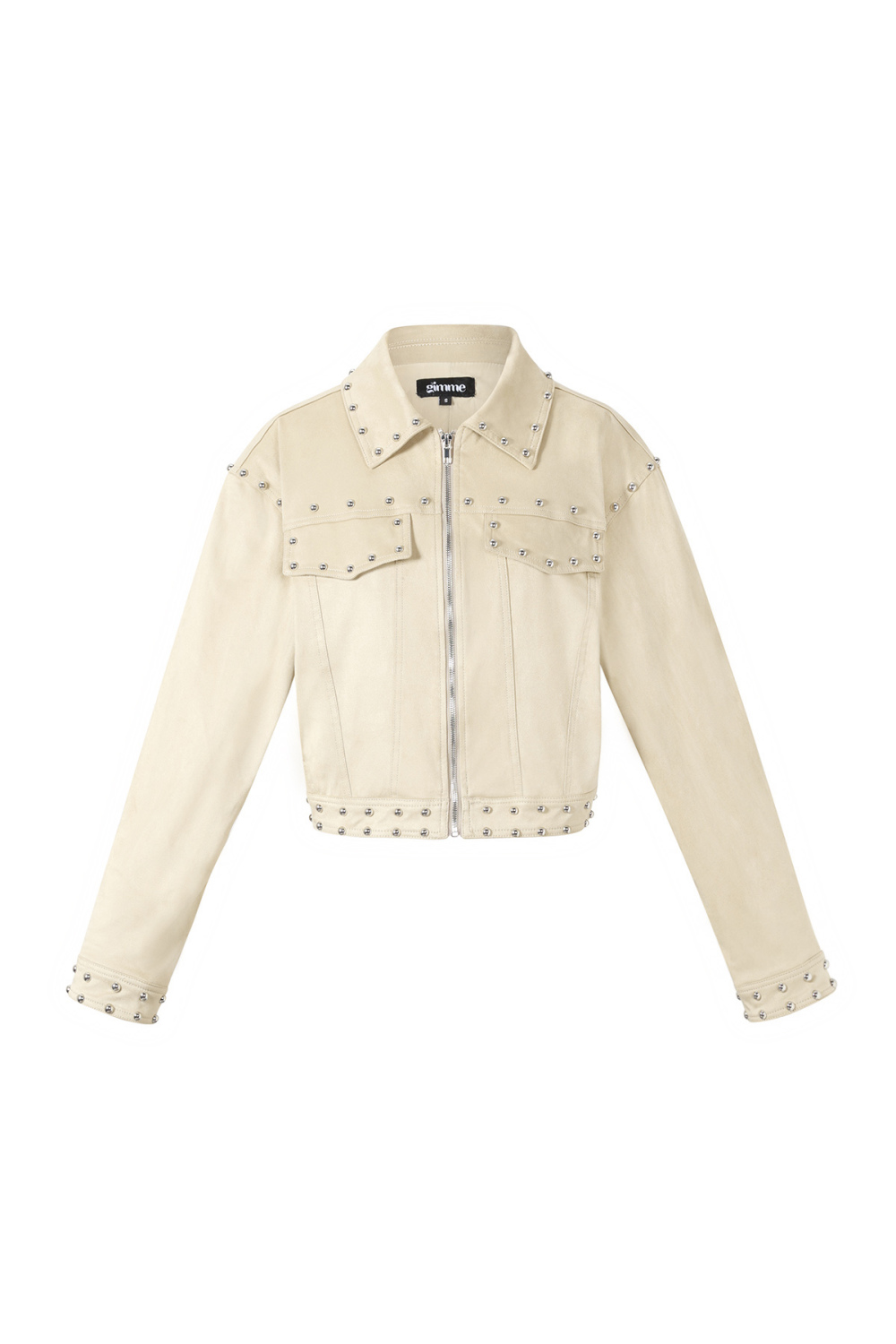 Tissu Polyester Fibre Veste Femme Style Urbain Élégant Spécialité Couleur Unie Automne/Hiver