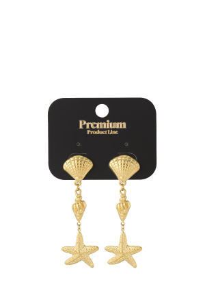 Boucles D'Oreilles Triple Coquillage h5 Image4