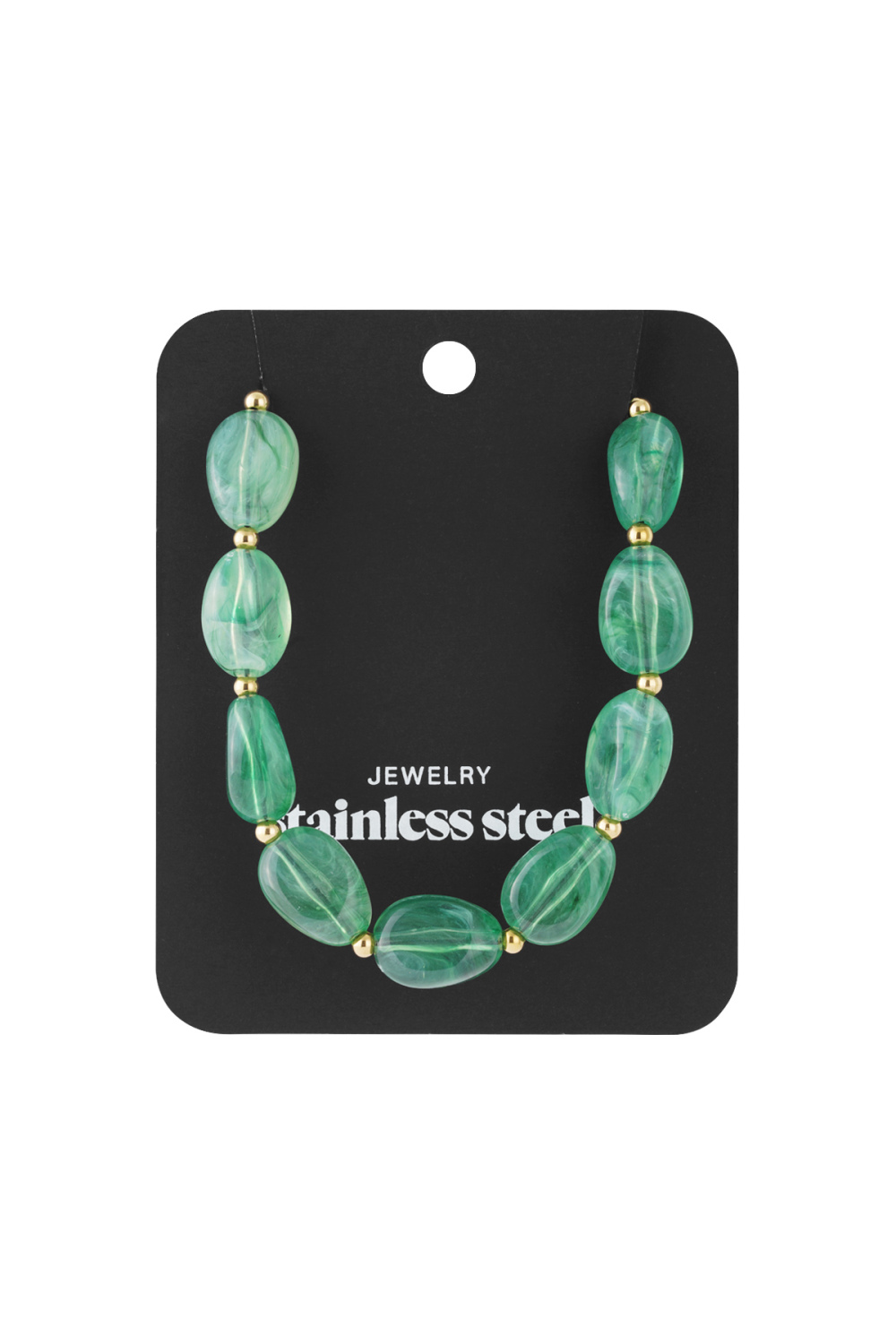 Colliers De Perles En Acrylique, Décontractés Et Quotidiens-13Mm*18.4Mm Image4