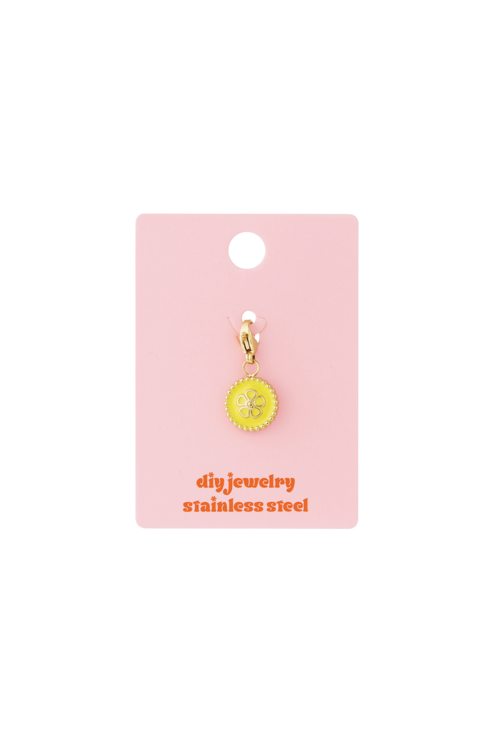Bijoux En Acier Inoxydable, Breloques Florales, Style Décontracté, Quotidien Image4