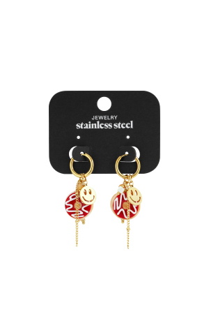 Boucles D'Oreilles Pendantes En Acier Inoxydable, Style Décontracté, Simple Et Quotidien, Bijoux Pour Femmes h5 Image5