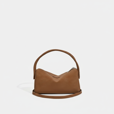 Sac à main élégant en PU de couleur unie pour femme, 1 pièce