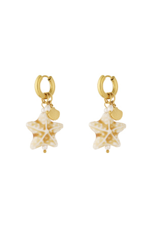 Boucles D'Oreilles Étoile De Sable h5 