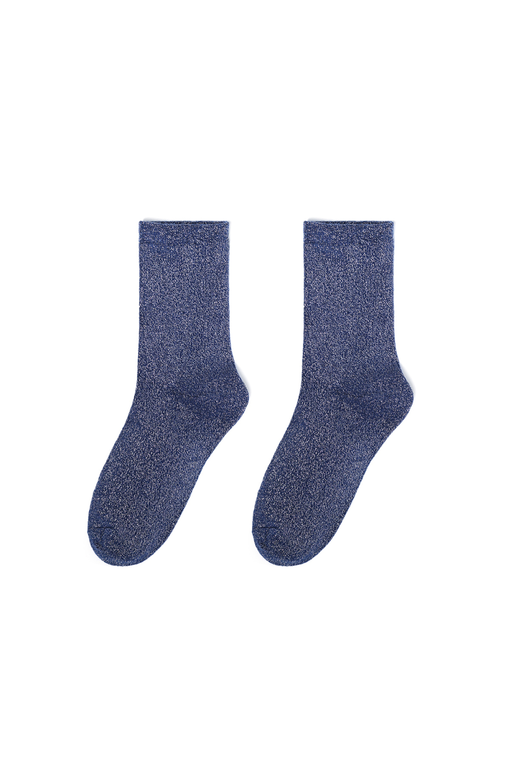 Chaussettes Mi-Mollet En Coton, Couleur Unie, Style Décontracté, Coupe Polyvalente Image3
