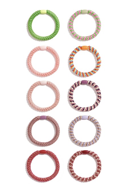Élastiques/bracelets pour cheveux - couleurs foncées