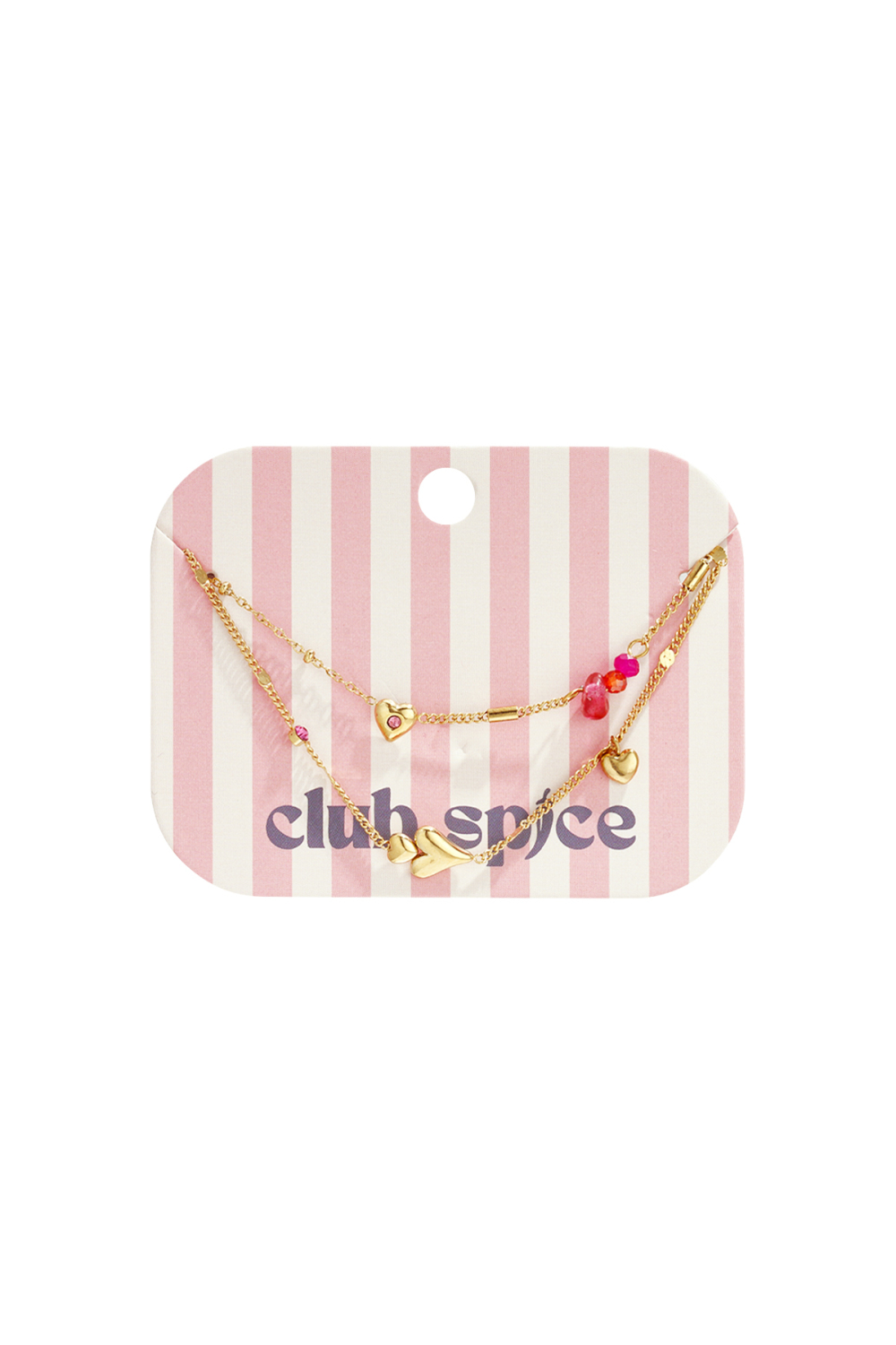 Bracelet Orné De Cœurs De Fleurs Et De Perles h5Image2