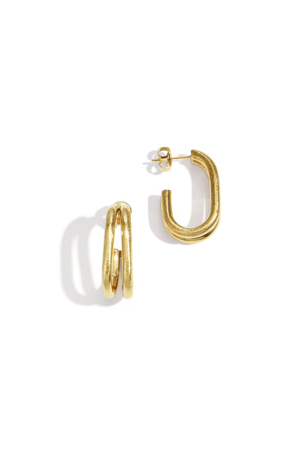 Boucles D'Oreilles Créoles Lignes Casual Daily Simple Series Bijoux Pour Femmes