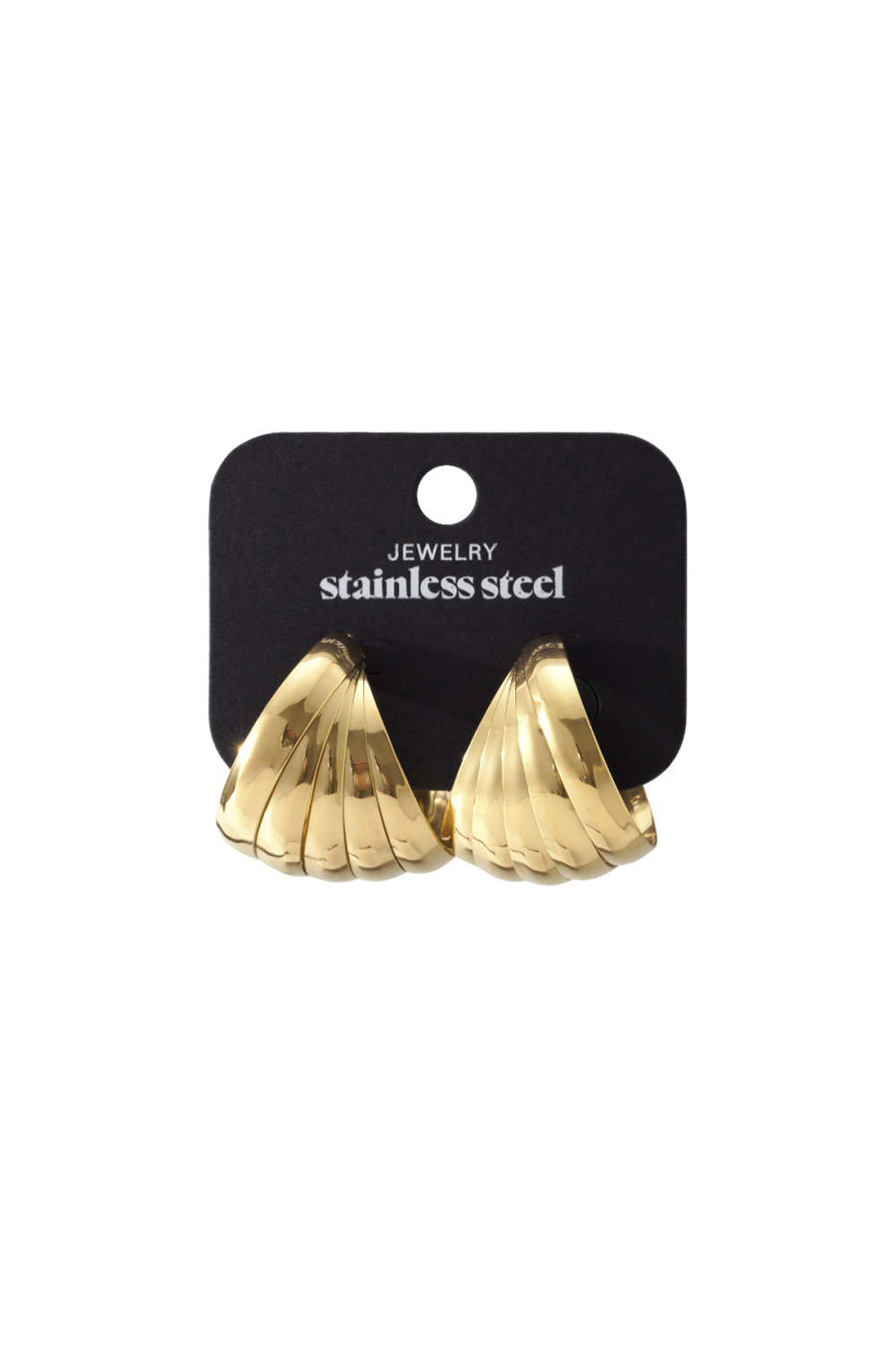 Boucles D'Oreilles À Tige En Acier Inoxydable, Style Géométrique, Décontracté, Simple, Pour Femme Image4