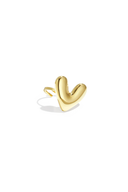 Bague statement cœur funky