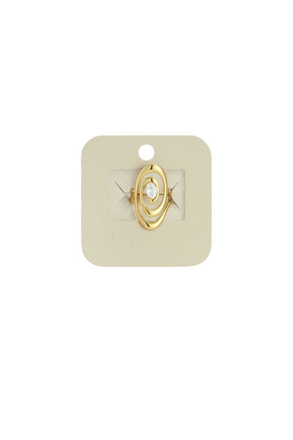 Bagues En Acier Inoxydable Avec Pierres Précieuses, Lignes Daily Daily Simple Series, Bijoux Pour Femmes Image6