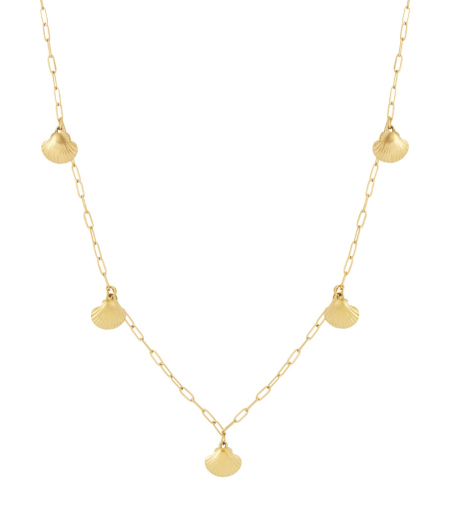 Collier long coquillage