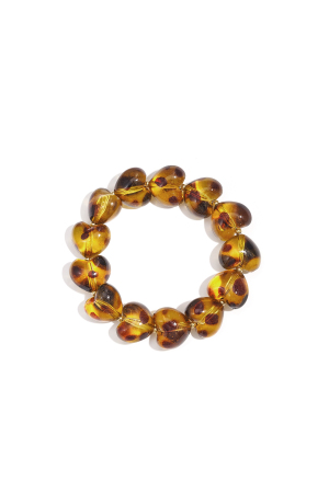 Bracelets En Perles Acryliques Imprimé Léopard Rétro Série Classique Quotidienne Bijoux Pour Femmes h5 