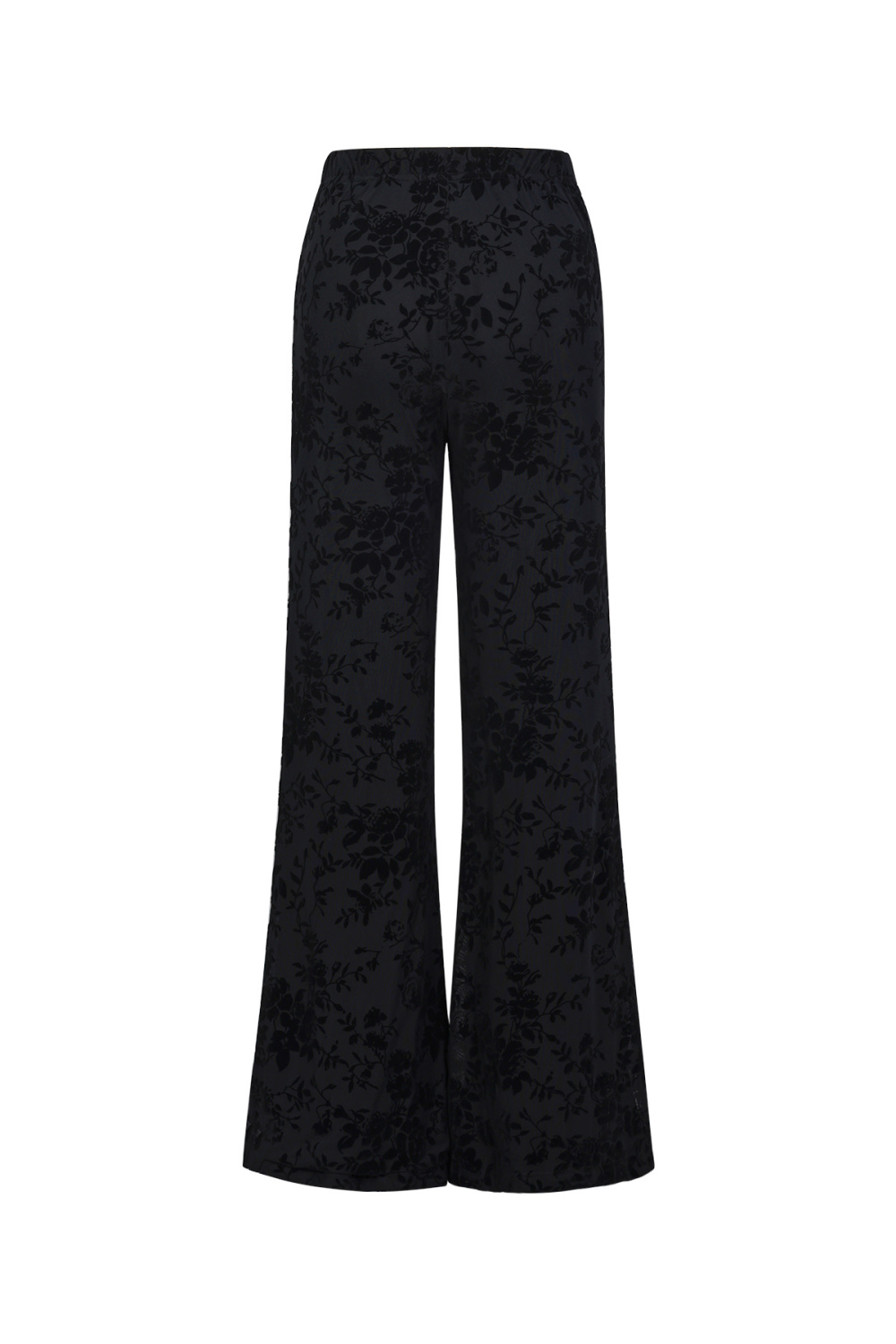 Pantalon En Résille À Imprimé Floral En Daim – Conçu Pour Être Assorti Image3