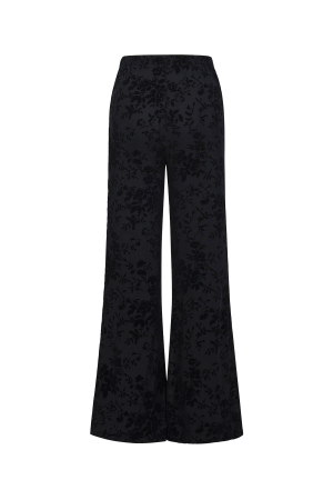 Pantalon En Résille À Imprimé Floral En Daim – Conçu Pour Être Assorti h5 Image3