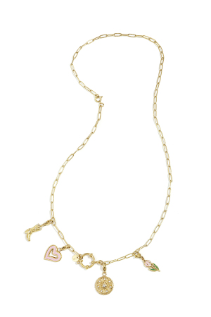 Collier Et Bracelet 2 En 1 À Maillons Ovales h5 Image4