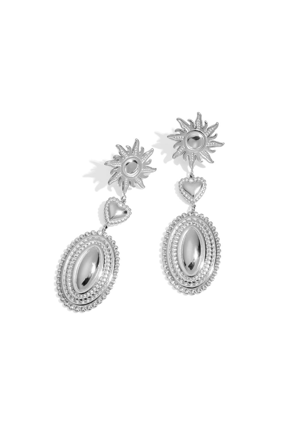 J'Adore Les Boucles D'Oreilles Pendantes Soleil Image3