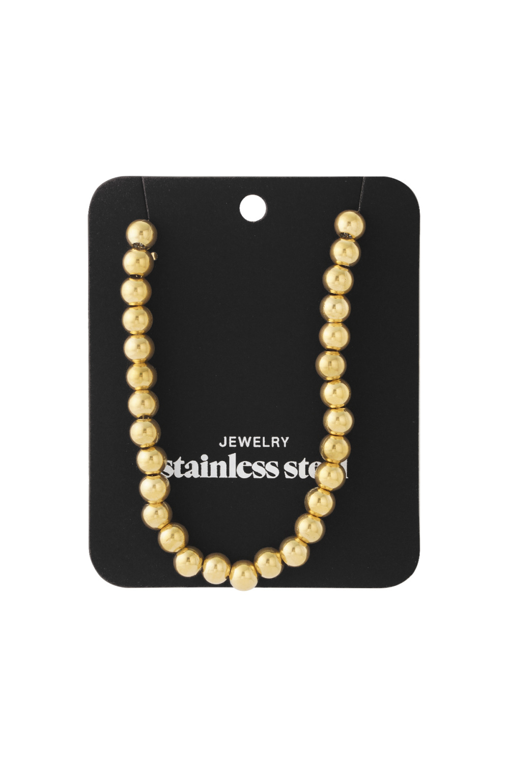 Collier De Perles Creuses - 8 Mm Image4