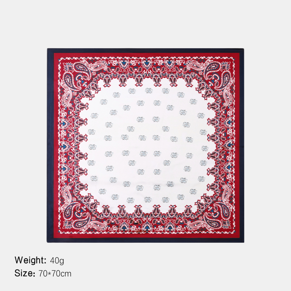 Bandana Élégant En Rayonne À Fleurs De Cajou Pour Femme, 1 Pièce h5Image2