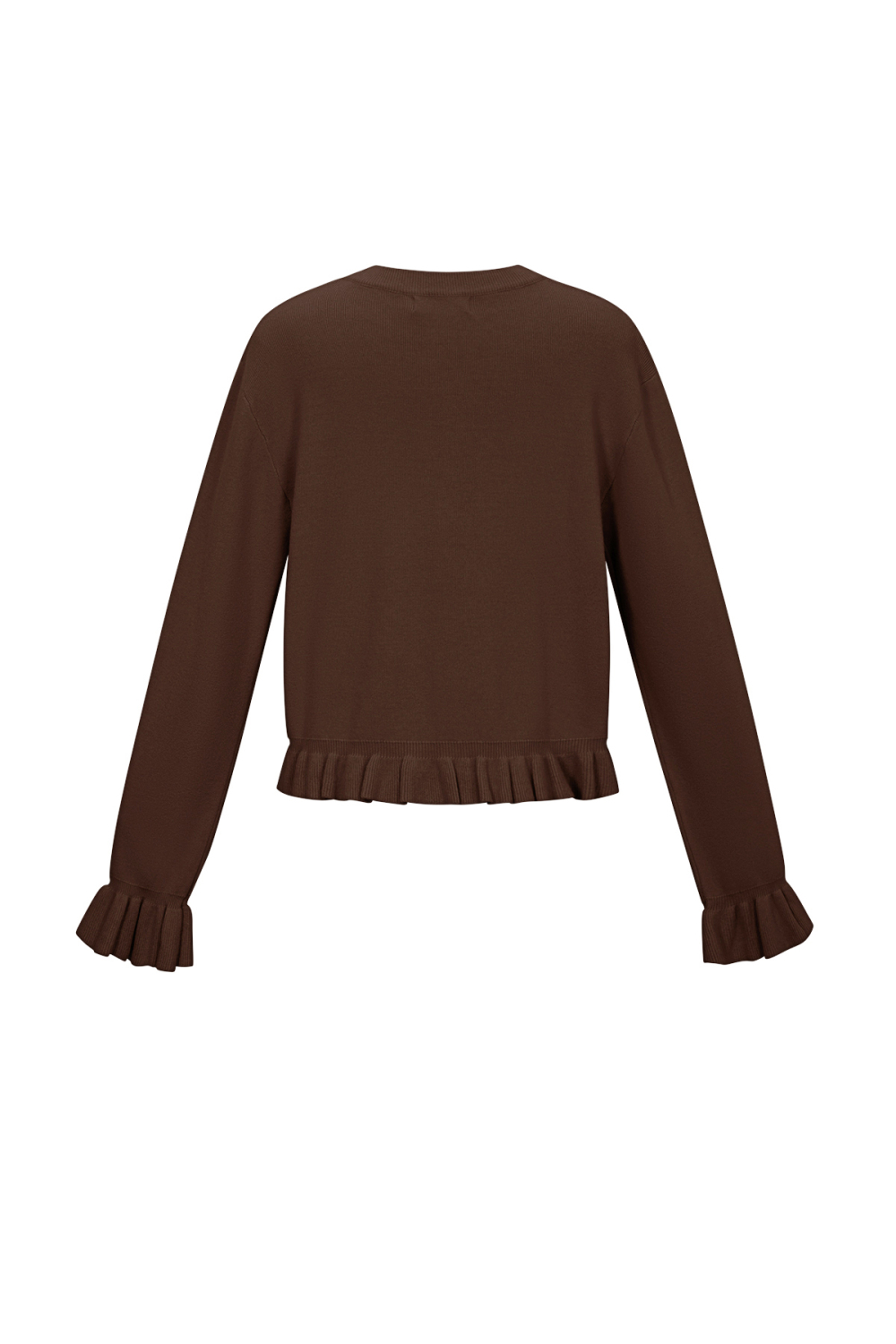 Le Cardigan À Volants Affectueux Image3