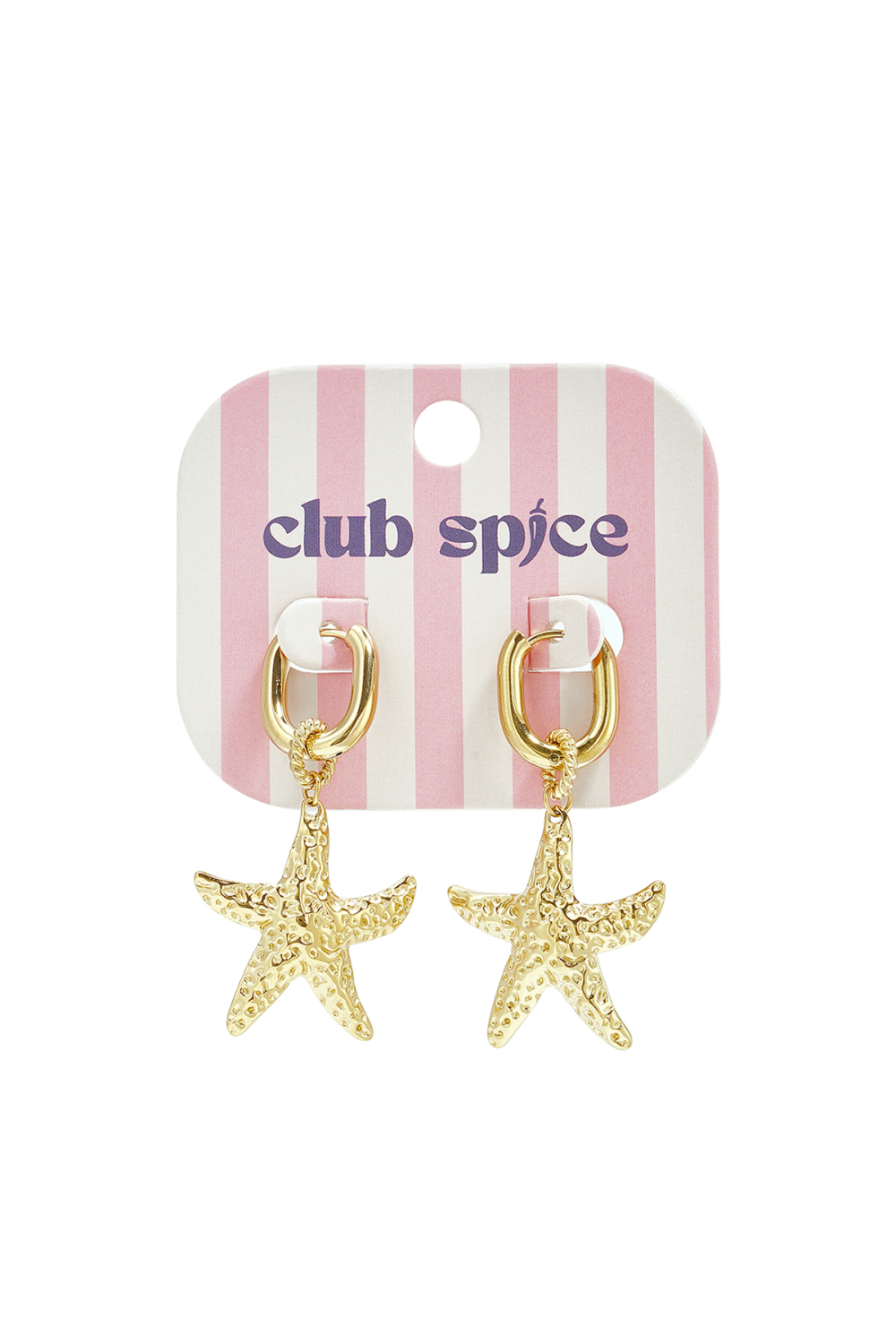 Boucles D'Oreilles Squovales Avec Pendentif Étoile De Mer h5Image3