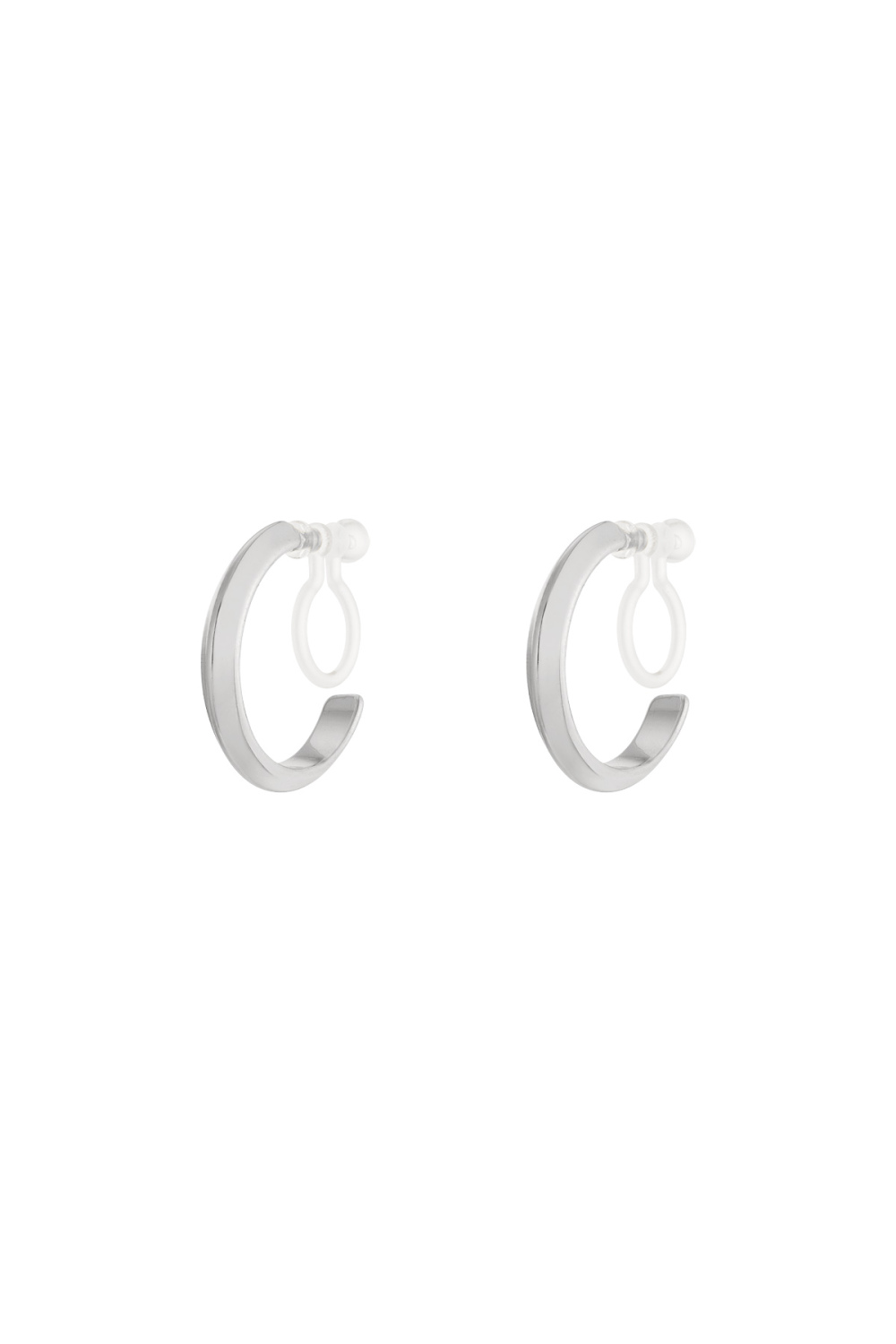 Boucles D'Oreilles Créoles À Clip Image3