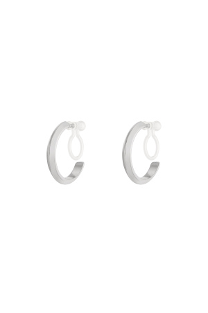 Boucles D'Oreilles Créoles À Clip h5 Image3