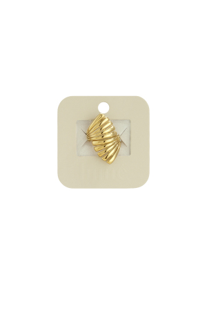 Bagues De Déclaration En Acier Inoxydable De Forme Irrégulière, Série Décontractée, Simple Et Quotidienne, Bijoux Pour Femmes h5 Image5
