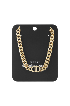 Collier The Good Life Couleur Or Acier Inoxydable h5 Image6