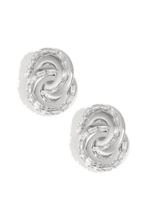 Boucles D'Oreilles À Tige En Fer De Forme Irrégulière, Élégantes, Luxueuses, De Noël, Pour Femmes h5 Image5