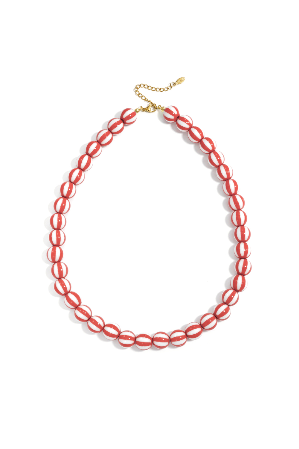 Collier De Perles Rayées