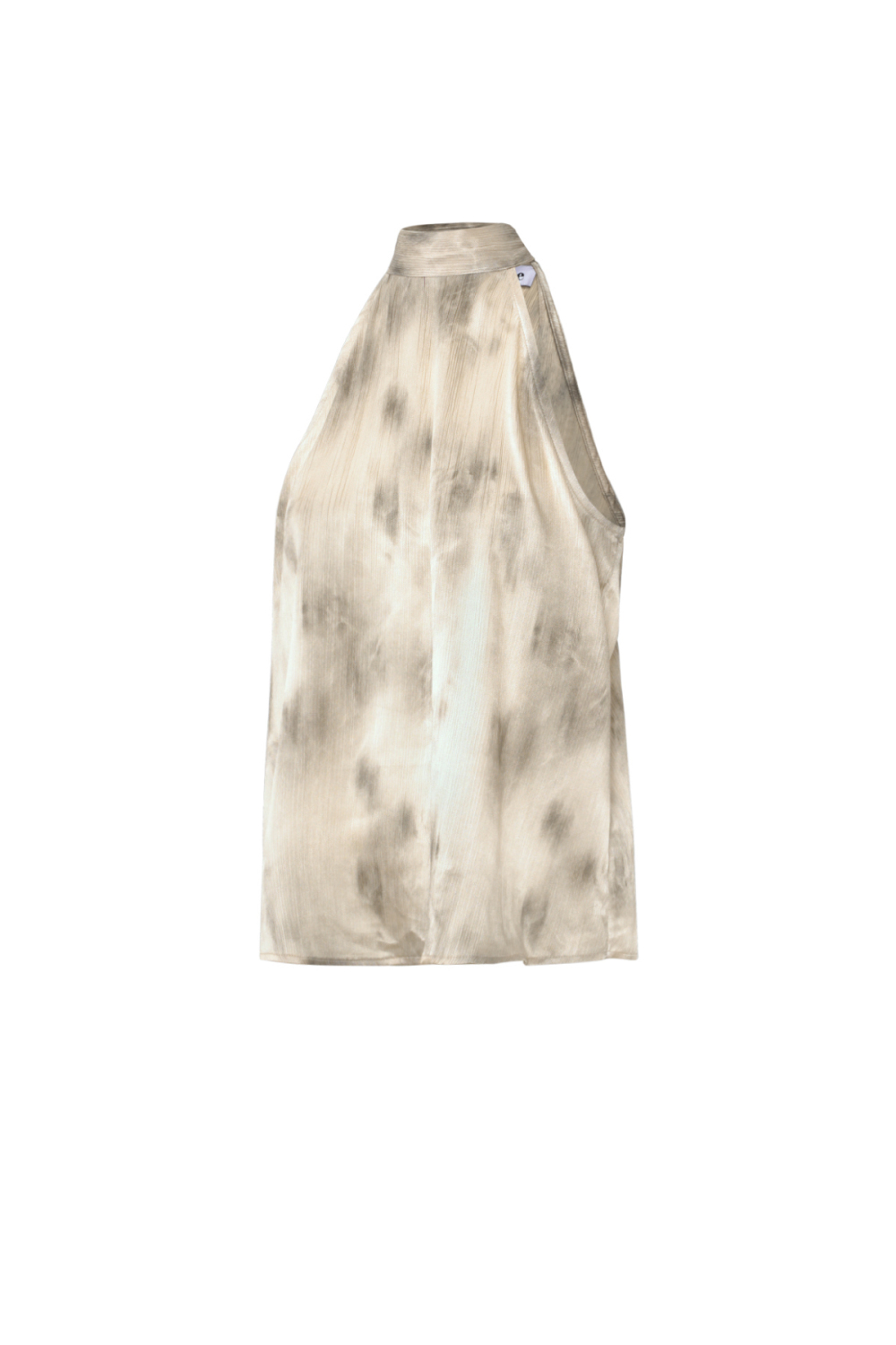 Tissu Polyester Haut Femme Sans Manches Élégant Tie-Dye Image2